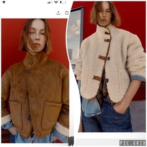 Zara reversible double-faced jacket